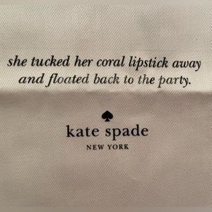 Kate Spade ♠️ canvas gift bag
